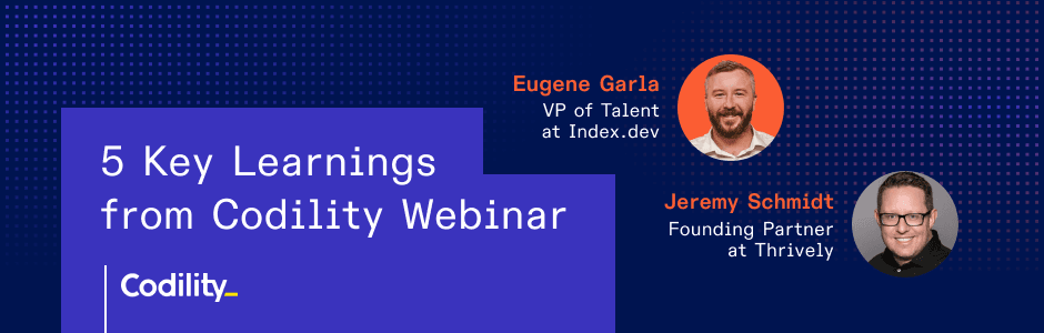How to Compete for Senior Engineers: Learnings from Codility Webinar